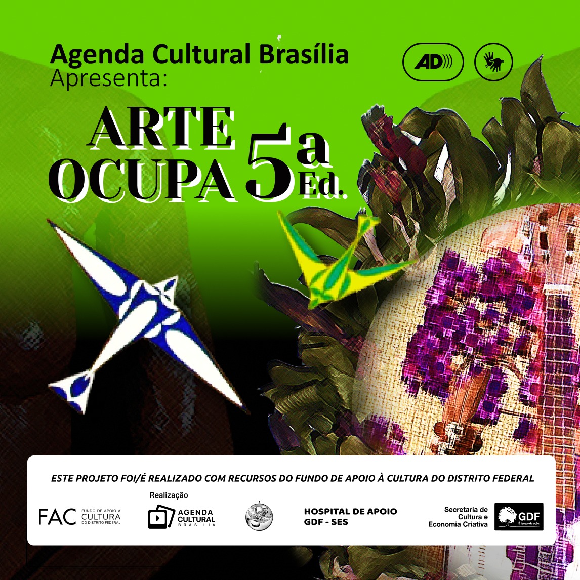 Exposição de encerramento do projeto Arte Ocupa – 5 edição